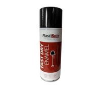 400ml FD Enamel Aerosol 2-in-1 Spray Paint for Indoor and Outdoor Multipurpose Surfaces Including Metal, Wood, Plastic, and Masonry - Black