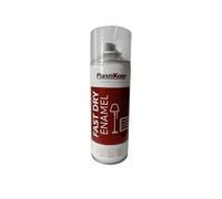 400ml FD Enamel Aerosol 2-in-1 Spray Paint for Indoor and Outdoor Multipurpose Surfaces Including Metal, Wood, Plastic, and Masonry - Clear Acrylic Matt