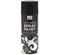400ml Professional Quality Fantastic Finish All-Purpose Interior Exterior Household Spray Paint for Wood Metal Plastic Ceramics & More (Black Gloss)