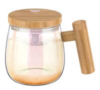 400ml Self Stirring Mug 7000rpm High Speed Electric Mixing Cup,Self Stirring Coffee Mug with Storage Handle, Portable Automatic Glass Mixing Coffee Mug for Home Office Coffee Milk(Colored)