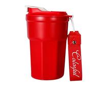 400ML Stainless Steel Coffee Mug Thermal Leak-Proof Travel Vacuum Flask Insulated Cup Milk Water Bottle Steel Cup with Lid Travel Thermal for Hot Drinks Leakproof Dishwasher Safe Cups with Lids