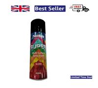 400ml Super Gloss Spray Paint - Jet Black for Indoor & Outdoor Décor Projects