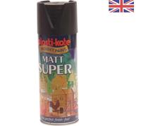 Plasti-kote 3101 400ml Super Spray Paint - Matt Black