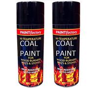 400ML Ultra High Heat Resistant Coal Black Spray Paint for BBQ Grill Stove Engine Exhaust (2)