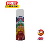 400ml White Gloss Spray Paint - Multi-Purpose, Tough Finish for All Surfaces