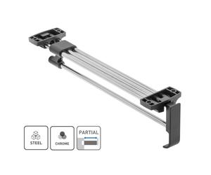 (400mm - 16") Wardrobe Pull Out Clothes Hanger Rail / Extending Rail / Storage Organiser GTV