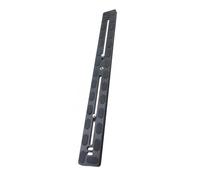 400mm Aluminum Alloy Quick Release Plate with Double Slide Rails for Two DSLR Cameras Stability Quick Release