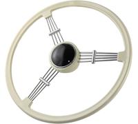 400mm Banjo Vintage Classic Steering Wheel Piano Lacquer Process With Stainless Steel Spoke For1950-1965 Porsche 356 Pre-A A B C