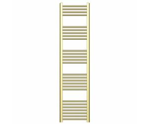400mm Wide Gold Heated Bathroom Towel Rail Radiator For Central Heating UK (400 x 1600 mm (h))
