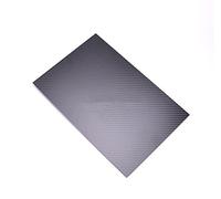 400mm X 200mm Real Carbon Fiber Plate Panel Sheets Various Thicknesses 0.5mm To 5mm Composite Hardness Material Compatible With RC Compatible Applications(4.0MM THICKNESS)