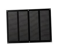 400mm x 300mm Black Metal Air Vent Grille