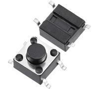 400PCS~1000PCS/Reel 6x6mm Push Button Tact Switch SMD 4Pin 6x6x4.3/4.5/5/5.5/6/6.5/7/7.5/8/8.5/9/9.5/10/10.5/11/11.5/12/14mm(6X6X4.3mm 1000PCS)