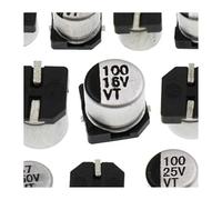 400pcs 1UF~1000UF 6.3V-50V 400Pcs 24Value Aluminum Electrolytic Capacitors Stable & Electrolytic Capacitors MQXFCZUX