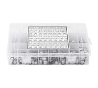 400pcs 24 Values SMD Aluminum Electrolytic Capacitor Assorted Kit 1uF 1000uF, Electronic Components for DIY Projects, Safely Packed in Plastic Box, Meets Basic Needs of Electronic