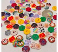400pcs Assorted Round Small 12mm Buttons Acrylic Knitting Sewing Jewellery Making Button Decorative Art Painting Craft kit Doll lothes, Baby Kid Cardigan cusion Doll Making Crafters(Round Flat Mix)