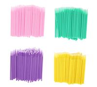 400pcs Bendable Micro Applicator Brushes - Micro Wands for Makeup, Application, and Nail Art, and Beauty Tools