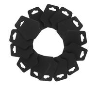 400pcs Black Paper Necklace Display Cards Self Adhesive Holders