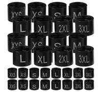 400pcs Circular Four-Tooth Clothes Hanger Marker Clip