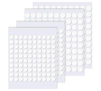 400Pcs Clear Sticky Dots Double Sided 6mm/10mm Round Craft Adhesive Dots Waterproof Mixed Size Sticky Labels Dot Stickers Labels Removable for DIY Art Festival Decoration Office Supply