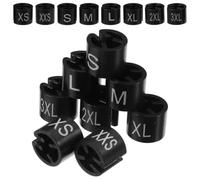 400pcs Colored Hanger Sizer Clip Assortment Kit with 8 Sizes