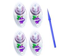 400pcs Crush Balls For Cigarettes And Filters,Dispenser Case of Flavoured Pop Crush Balls Capsules for Filter Tips Insertion (Grape)