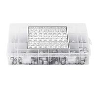 400Pcs Electrolytic Capacitor, 24 Values SMD Electrolytic Capacitor Assortment Box Kit Range 1uF - 1000uF for TV, Monitor, Eletric Supplies and PC's etc