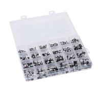 400Pcs Electrolytic Capacitors 1uF - 1000uF 24 Values Durable Assortment Kit Aluminum Electrolytic Capacitors Assortment Kit