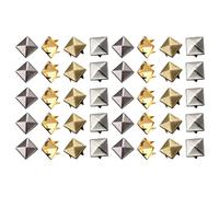 400pcs Four Jaw Clothes Rivets for DIY Sweaters and Trousers Alloy