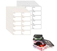 400Pcs Freezer Labels, Removable Food Stickers, Freezer Labels Easy Peel Off, Easy to Peel, Food Label Stickers for Food Storage Boxes, Jars, Waterproof, Leaves No Sticky Residue After Use