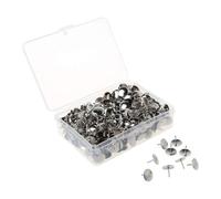 400pcs Metal Thumbtack Drawing Pins Pushpin Cork Board Photo Wall Map Markers Supply Die Cuts for Card Making on Words