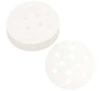 400pcs Paper Steamer Liners Wood Pulp Non Stick Perforated for Buns | Three Inch Format, Evenly Distributed Pores, Moisture Retention and Heat Resistance, Suitable for Dim Sum Preparation