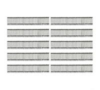 400PCS Pneumatic Steel Nails Compatible with ST18 Manual Nailer 18mm Robust Building Pins Silver Concrete Anchoring Tacks Carpentry Joinery 18x6x2mm