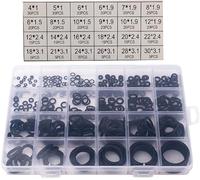 400PCS Rubber O Rings Set，24 Sizes Rubber Nitrile Washers O Rings Assorted for Tap, Plumbing, and Auto Quick Repairs