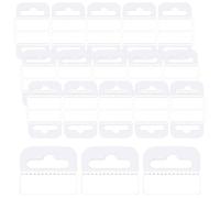 400pcs Self Adhesive Folding Hang Tabs, Clear Adhesive Hanging Tabs, Slot Hole Sticky Plastic Tabs for Hanging File Folders