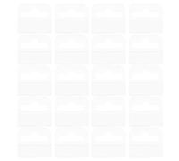 400pcs Self-Adhesive Hanging Tabs PVC Slot Hole 1.65x1.26in
