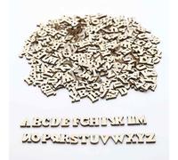 400Pcs Small Mini Wooden Letters, 15mm Small Wooden Alphabet Letters for DIY, Craft Letters A-Z for Decoration Displays, Early Educational Learning, Signs and Arts