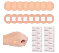 400Pcs Small Round Plasters,0.98in/25mm Breathable Flexible Circle Spot Plasters,Waterproof Skin-Color Spot Bandages for Face,Nose,Hand,Finger,Foot and Sensitive Skin