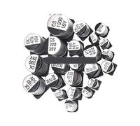 400pcs SMD Aluminum Electrolytic Capacitor Assortment Kit 24Values 1UF-1000UF 6.3V-50V Capacitance Sample Set with box BIANMTSW