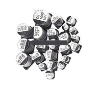 400pcs SMD Aluminum Electrolytic Capacitor Assortment Kit 24Values 1UF-1000UF 6.3V-50V Capacitance Sample Set with box ICXLPMC