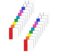 400PCS Sticky Index Tabs - Writable Page Marker Tabs - Repositionable PET Sticky Tabs - Colored Tabs for Books Files Notes Organization