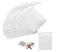 400pcs Tea Bags with Drawstrings (7 * 9 cm), Suitable for Loose Tea Leaves, Herbs, and Spices.