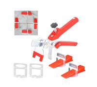 400PCS Tile Leveling System,300-Piece 2MM Tile Spacers Clips and 100PCS Wedges and 1 Tile Leveling Pliers,Stone Installation Tools Set for Wall and Floor (400PCS 2mm Tile Spacers set)