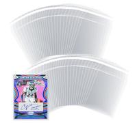 400Pcs Top Loader Sleeves Penny Sleeves for Top Loaders Resealable Team Bags for 35-75PT Rigid Toploader Card Holder Trading Card Sleeves Trading Card Protectors for Semi Rigid Card Holders(3" x 4")