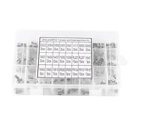 400pcs Transistor and Rectifier Diode Assortment Set, 24 Values Electronic Components with Clear Labels in Transparent Storage Box for Hobbyists and Engineers