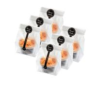 400Pcs Translucent Plastic Bags, BetterJonny 200pcs Cellophane Bags with 200 Pcs Hand Made Stickers for Cookie Cake Chocolate Candy Bakery Part