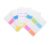 400pcs Writable Double-Sided Sticky Page Tabs with Quick-Dry Ink, Multi-Color Paper Index Stickers for Document Organization, File Classification, and Note Annotation