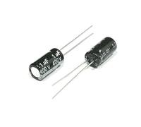 400v 1uf 6x11mm Aluminum Electrolytic Capacitor 400v1uf 1uf400v 400v1mf 400vdc 400wv 400vdc 1uf 2.2uf 3.3uf 4.7uf 6.8uf 400v BIANMTSW(HF400v22 10x17 10pcs)