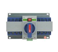 400V 63A 4P Mini Dual Power Automatic Transfer Switch Circuit Breaker Compact Safe Reliable Power Transfer Solution for Office Buildings Fire Fighting Systems