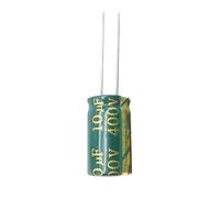 400V10uf 10x17mm 400v 10uf High Frequency Low Aluminum Capacitor 10uf 400v 400v10mf 10mf400v 400v10MFD 400wv 400vdc 15uf BIANMTSW(400v180 18x40 5pcs)