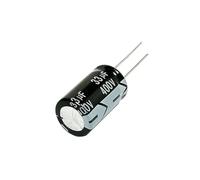 400V33uf 13x20mm Aluminum Electrolytic Capacitor 400v 33uf 33uf400v 400v33mf 33mf400v 400v33MFD 400wv 400vdc 33mf 33MFD 47uf CZAOINCU(400v220 18x45 2pcs)